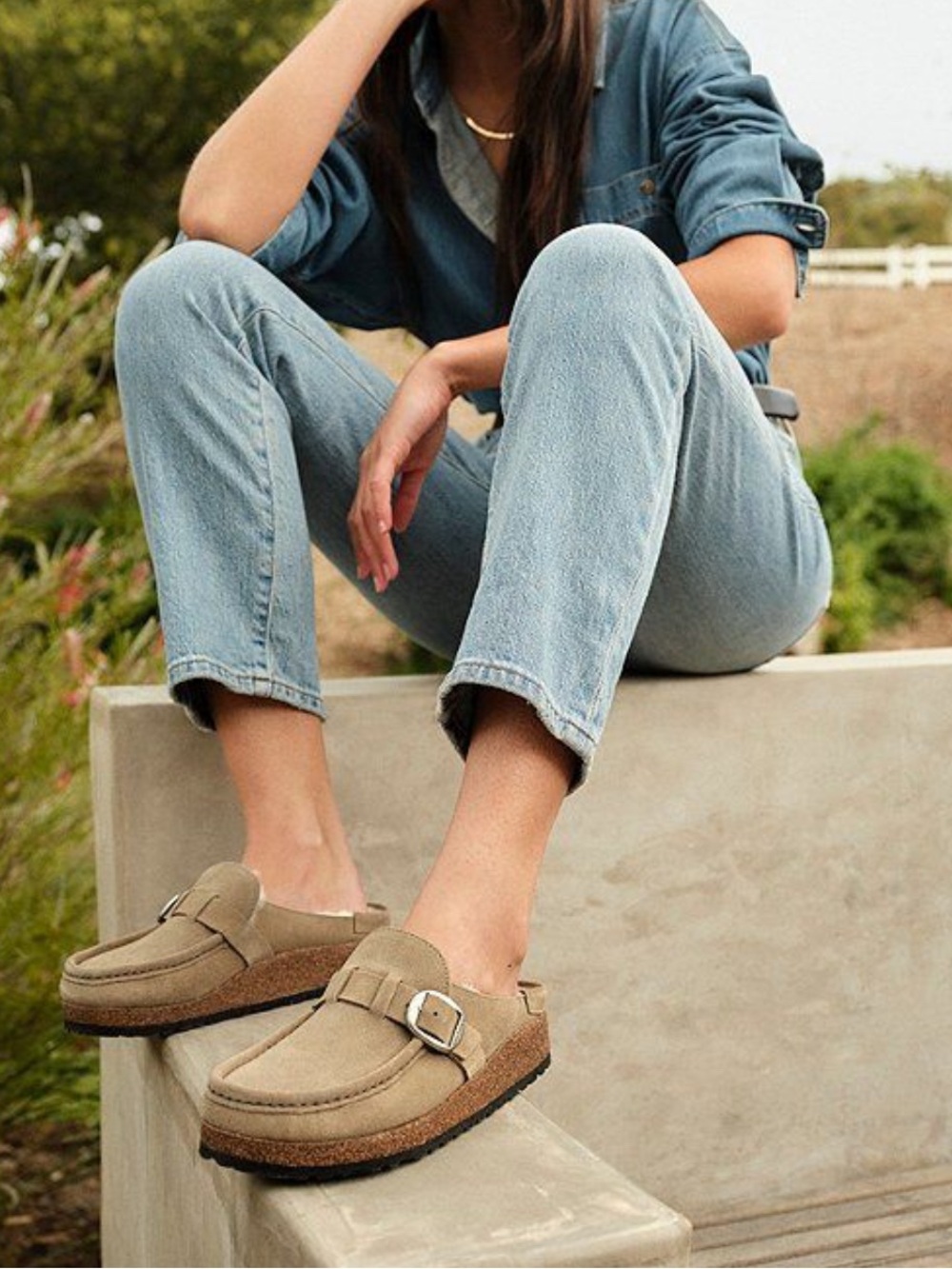 Birkenstock Clog Size 38 Beige Regular Width